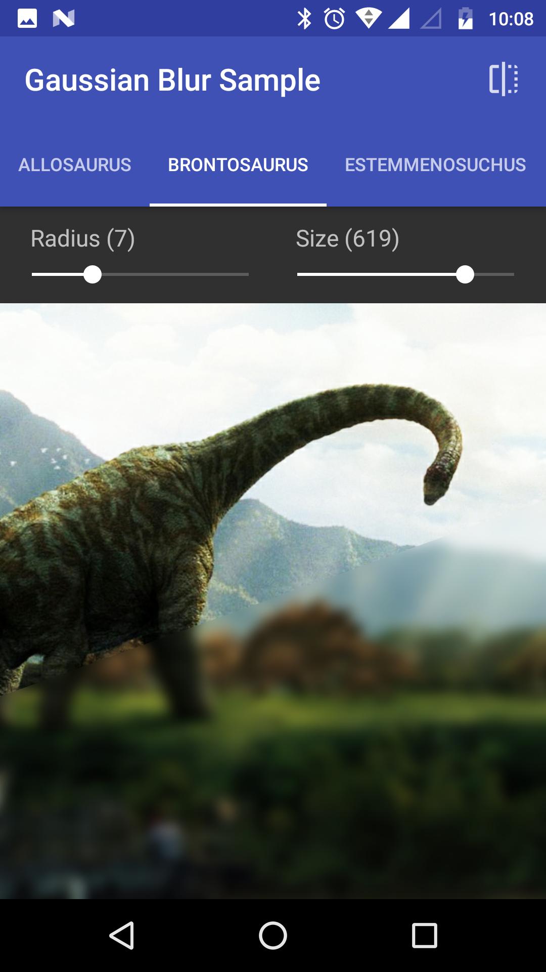 Gaussian Blur (Sample)