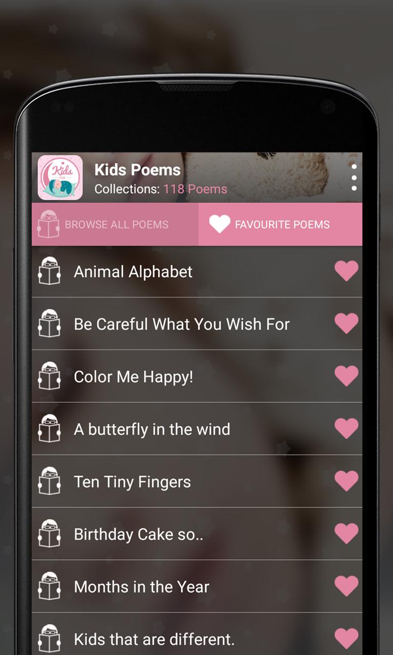 Kids Poems