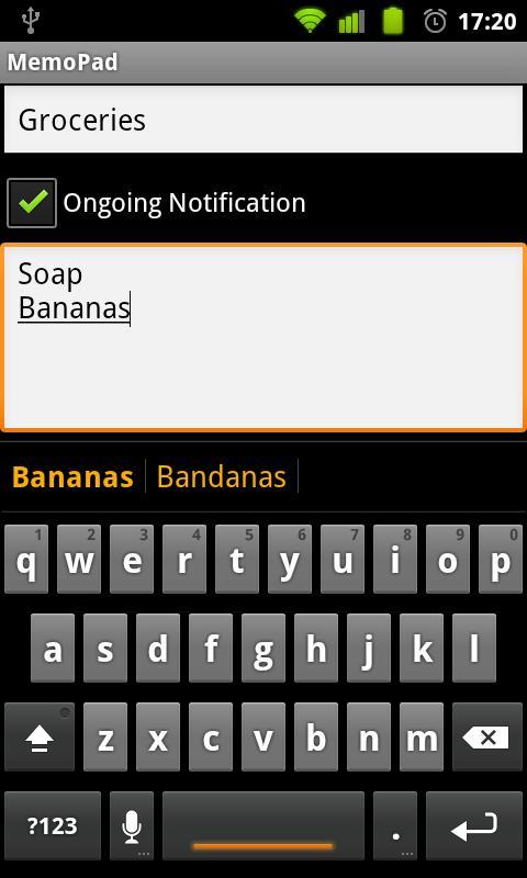 MemoPad