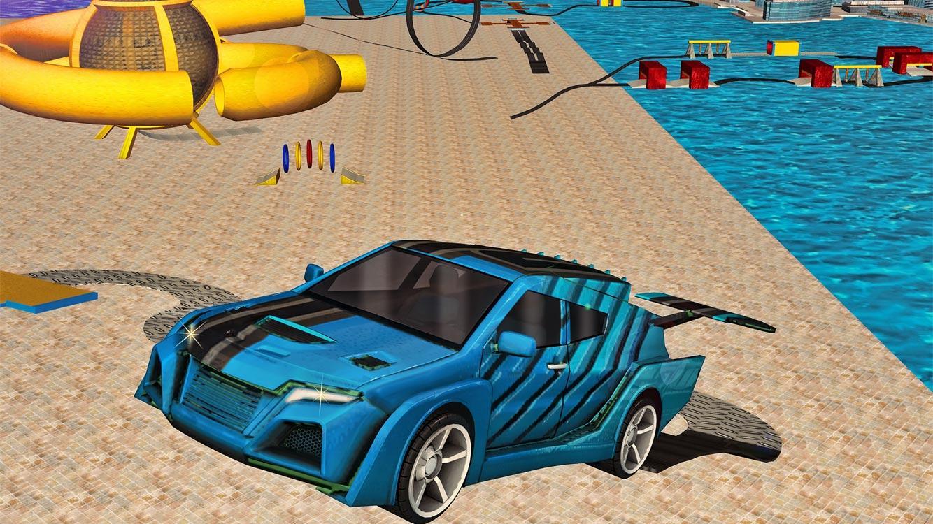 Extreme Car Racing:Flying game