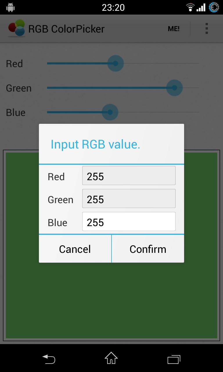RGB ColorPicker
