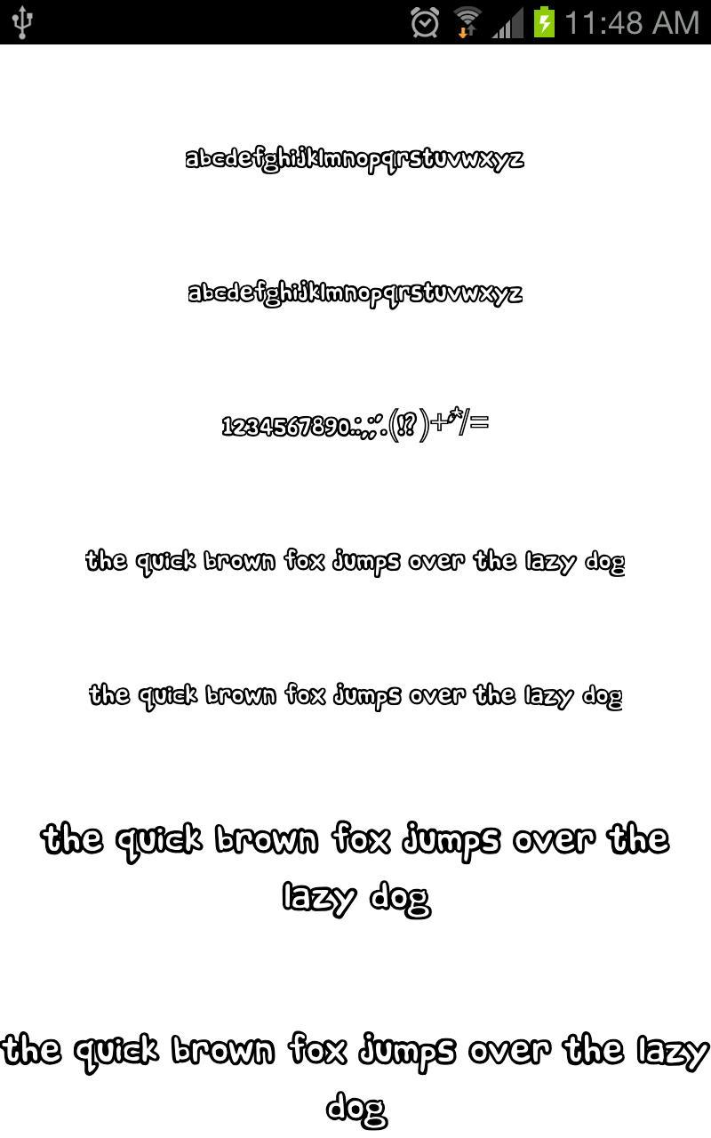 Written Fonts