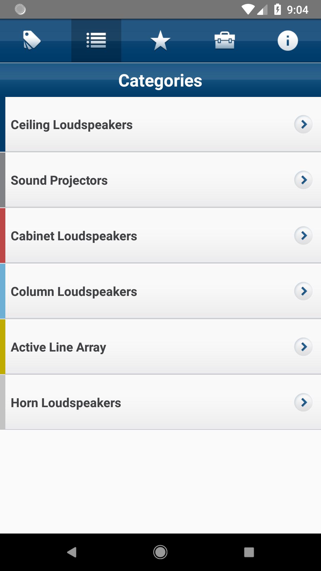 Bosch Loudspeaker Selection