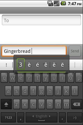 Gingerbread SenseMod Keyboard