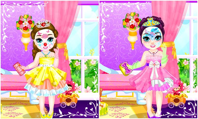 Baby Princess Face Paint