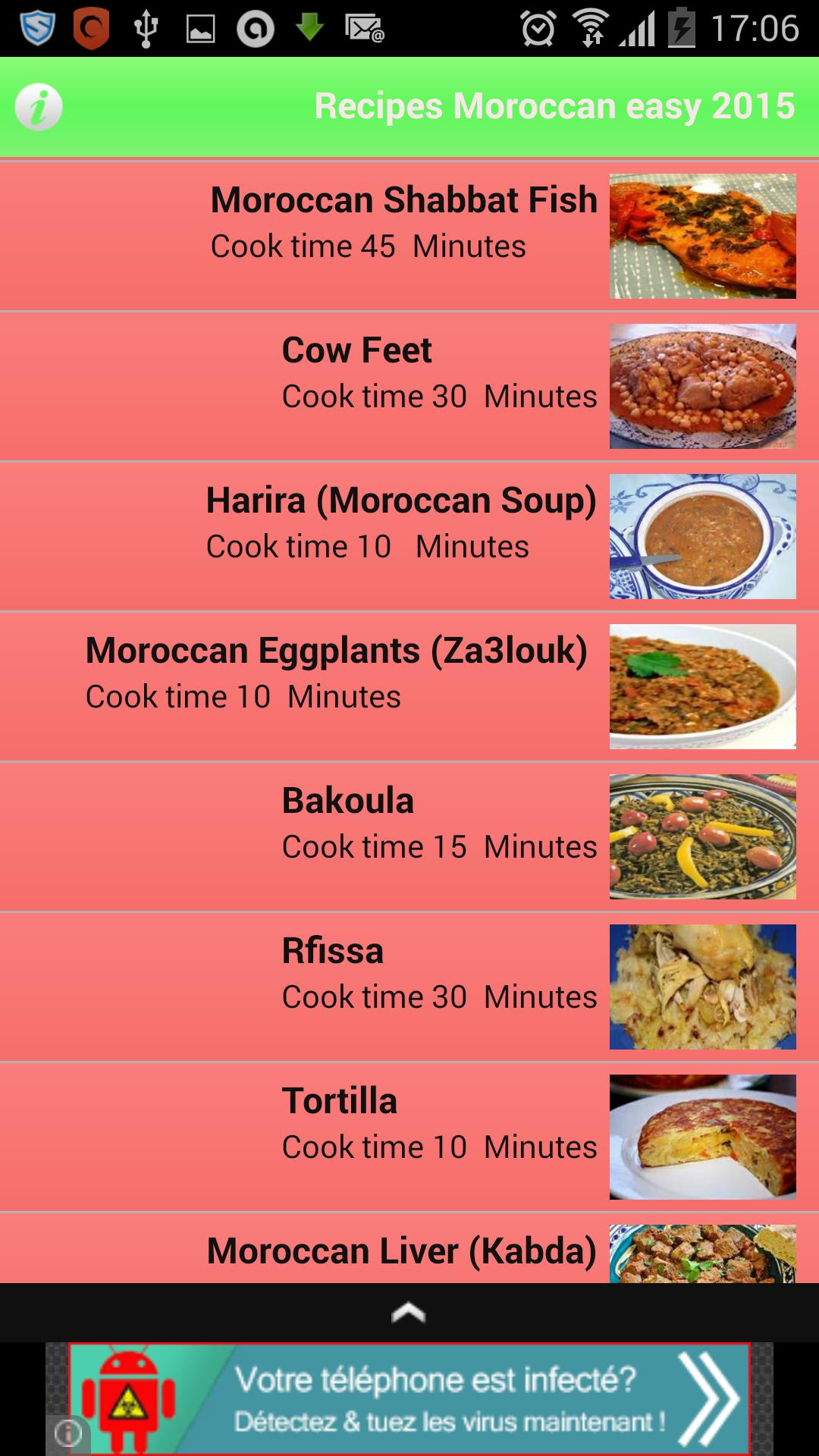 Recipes Moroccan easy 2015
