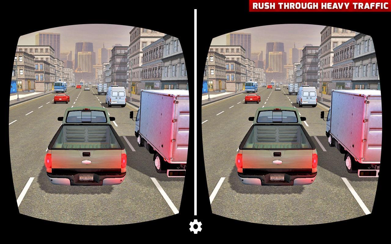 VR crazy car traffic racing