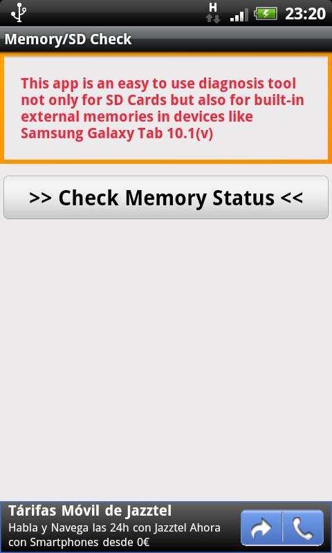 SD Card / Memory Check