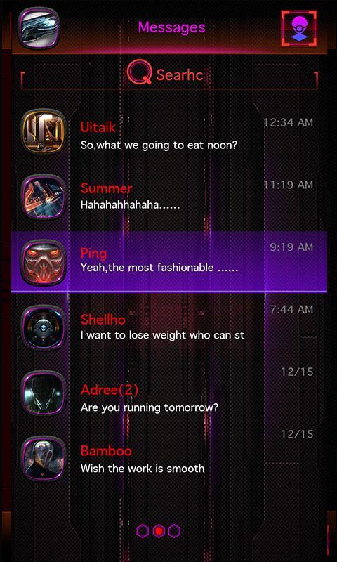 GO SMS PRO LOCOMOTIVE THEME