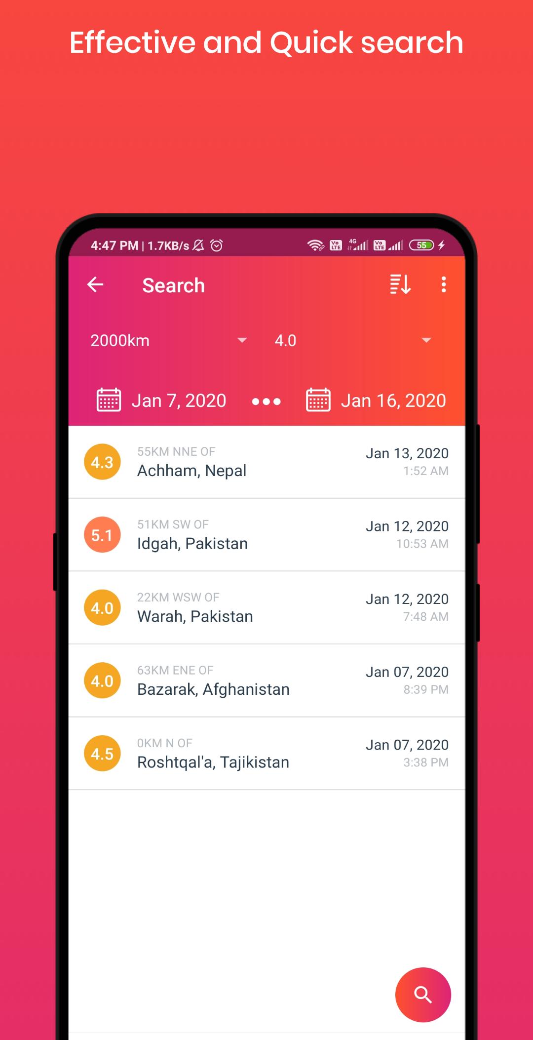 Earthquake App -Latest Earthqu