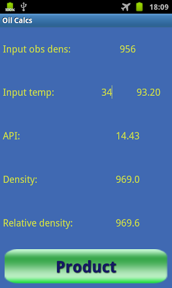 Calculator for oil enhanced