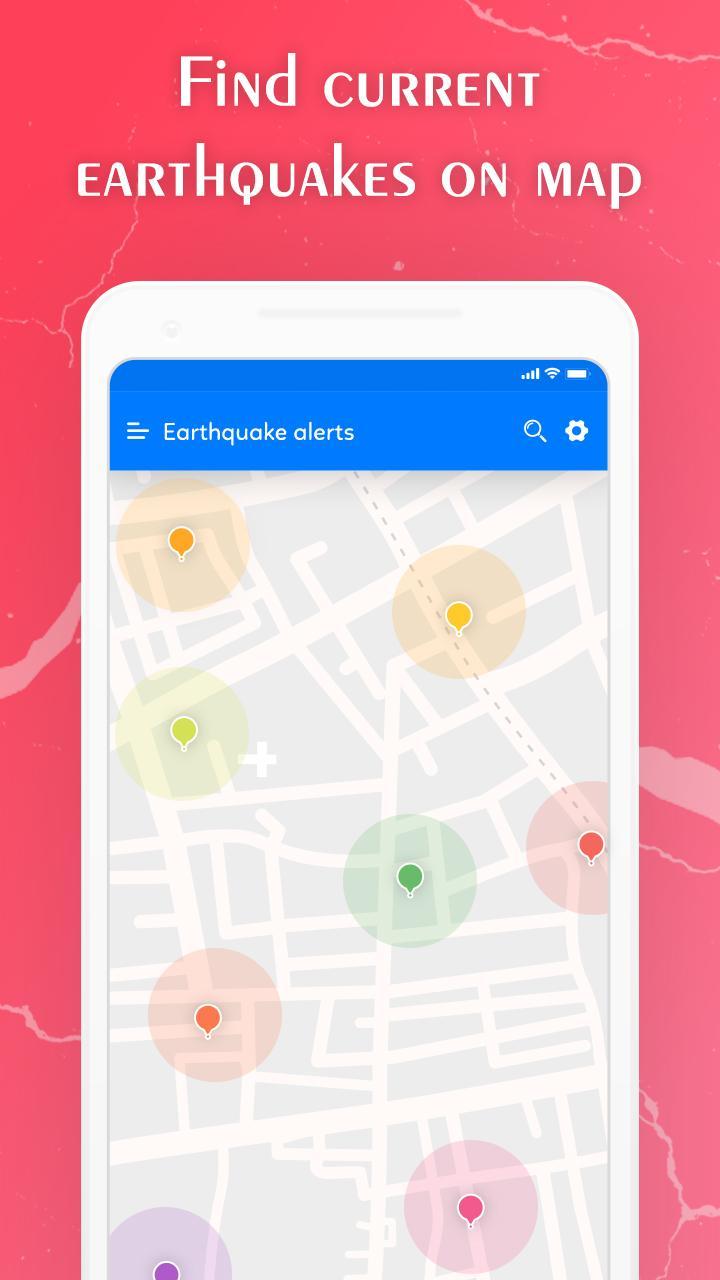 Earthquake Alert, Tracker on Map