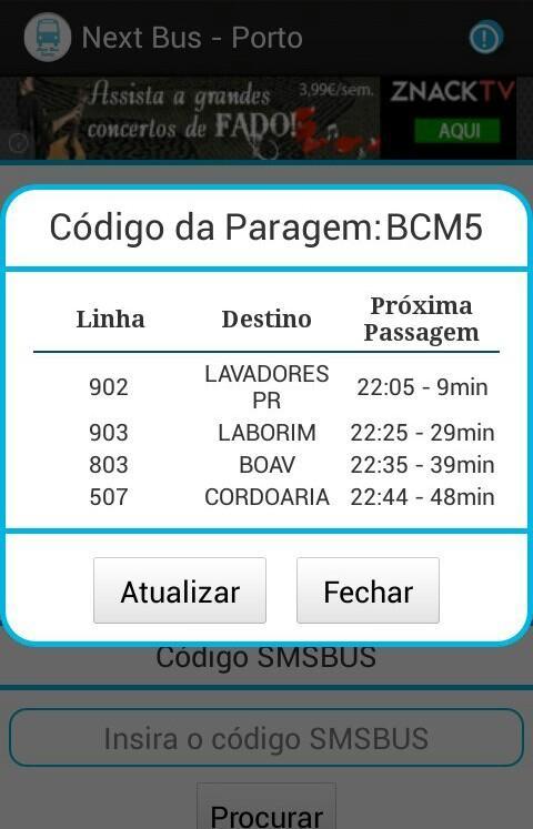Next Bus - Porto