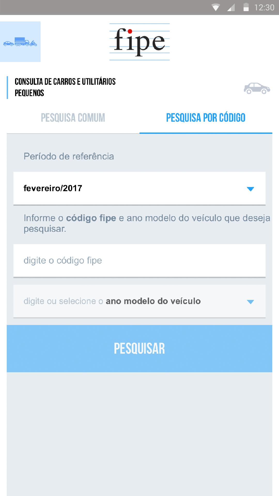 Tabela Fipe