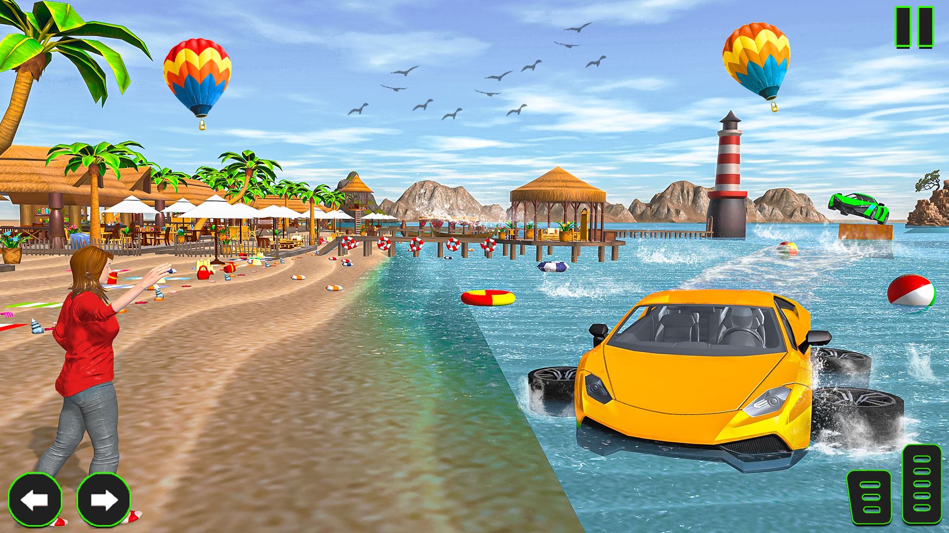 water car surfer racing stunts