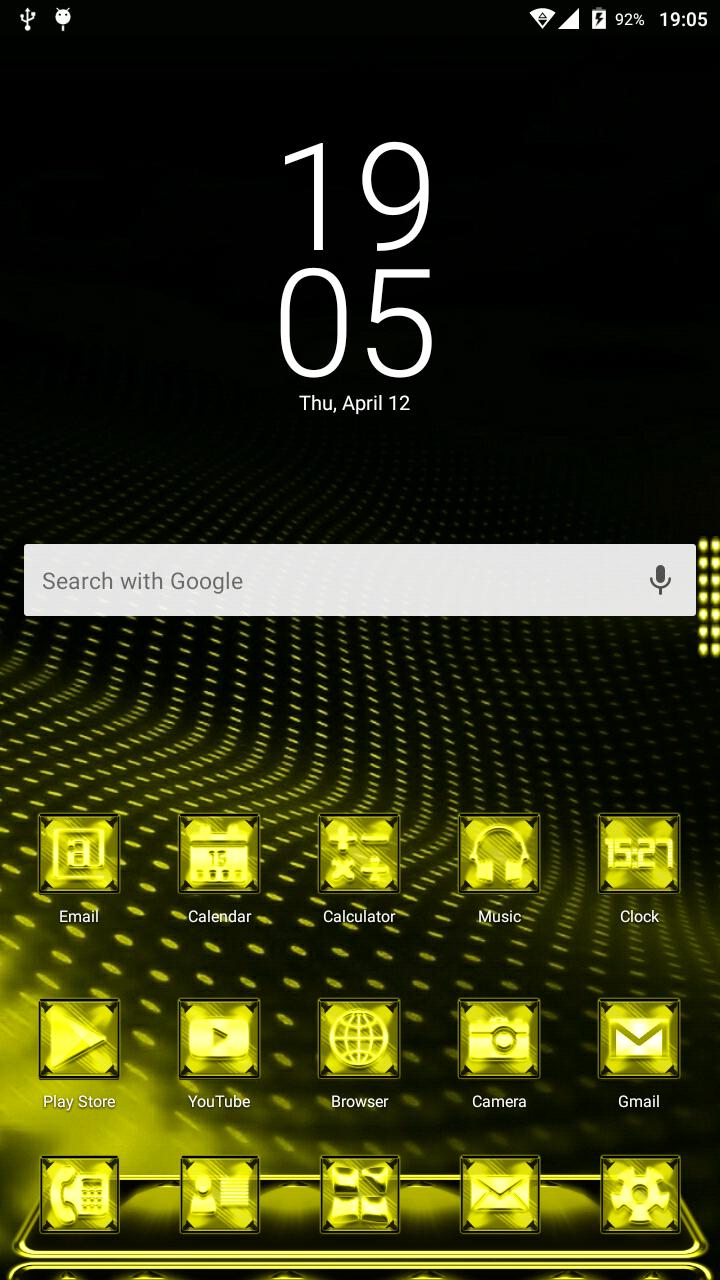 Next Launcher Theme LightingY