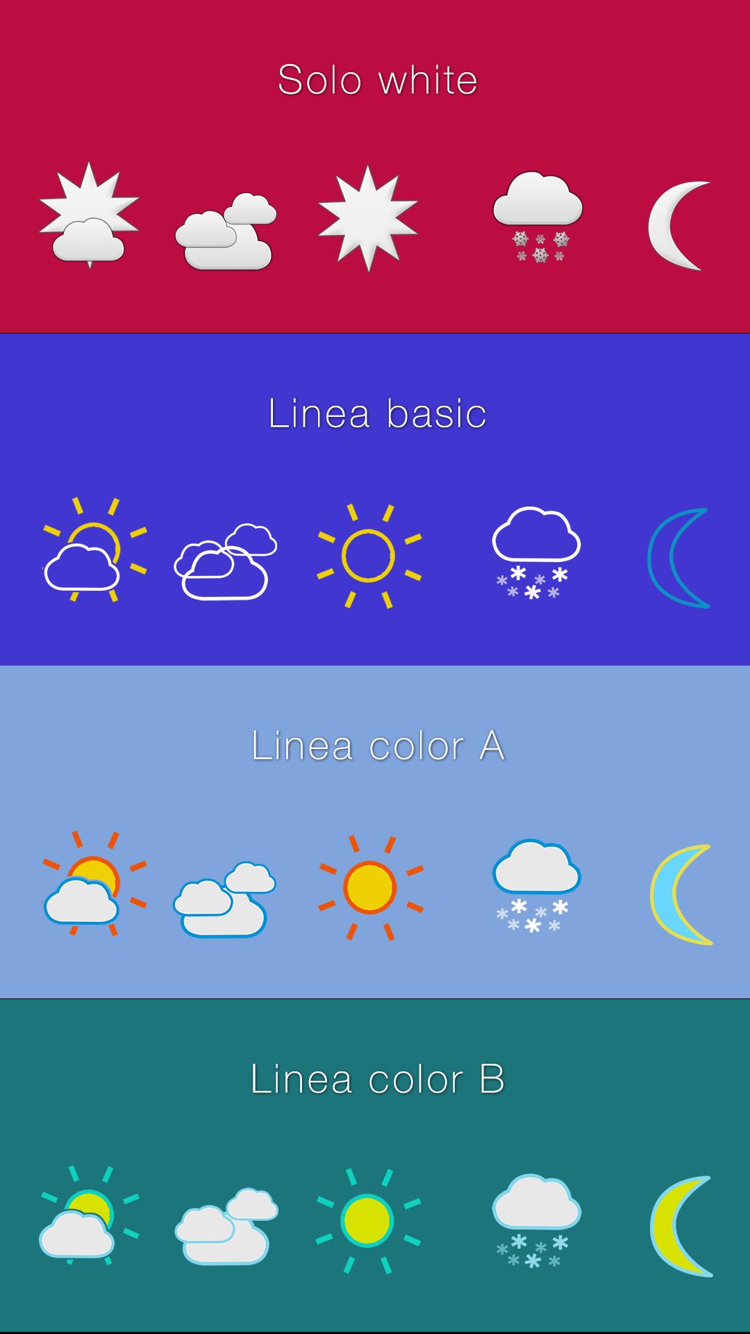 TCW weather icon pack 1