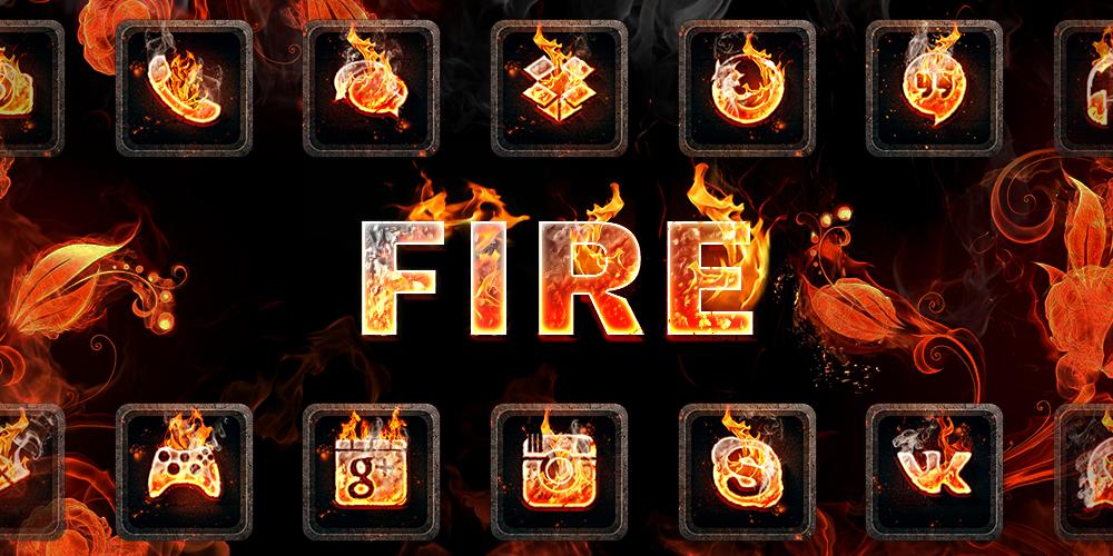 Fire - Solo Launcher Theme