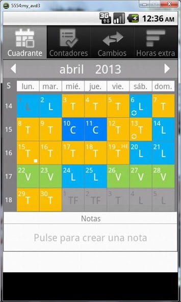 CuadraTurnos PMM Lite