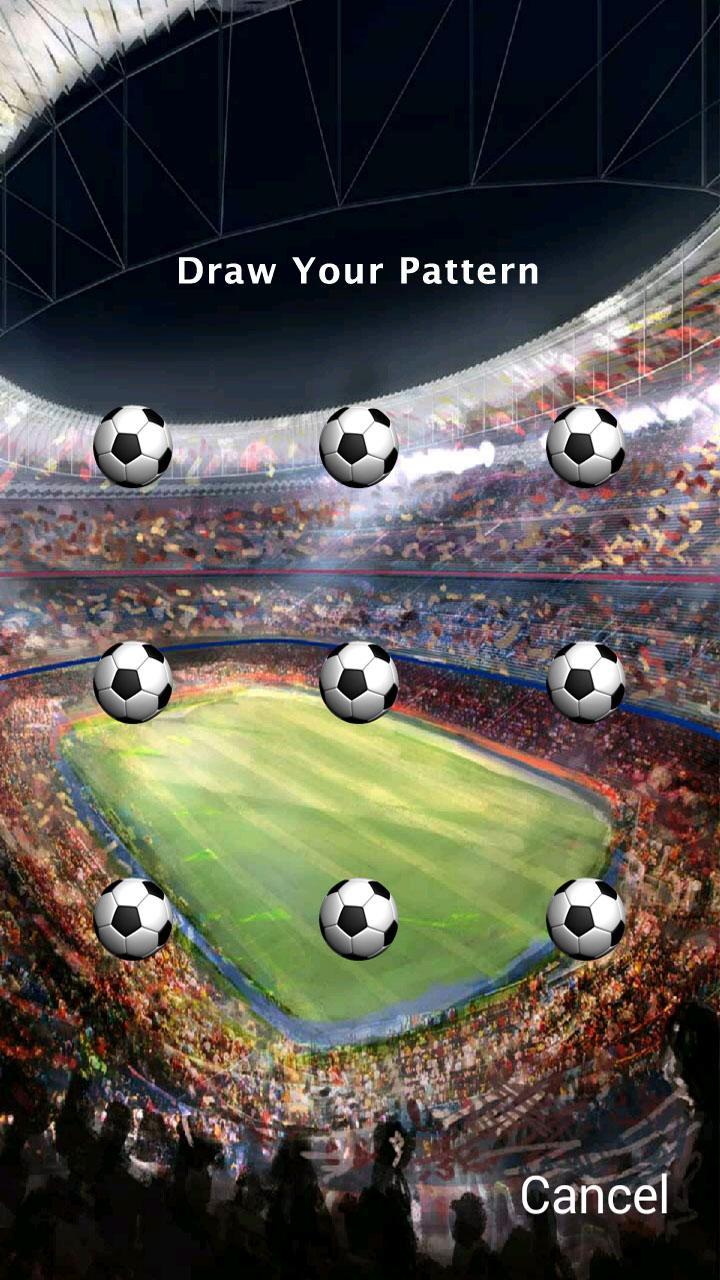 Football Pattern Live Lock-LWP