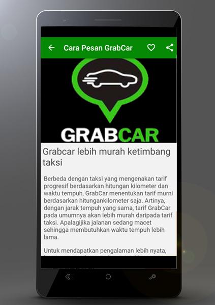 Cara Pesan GrabCar 2016