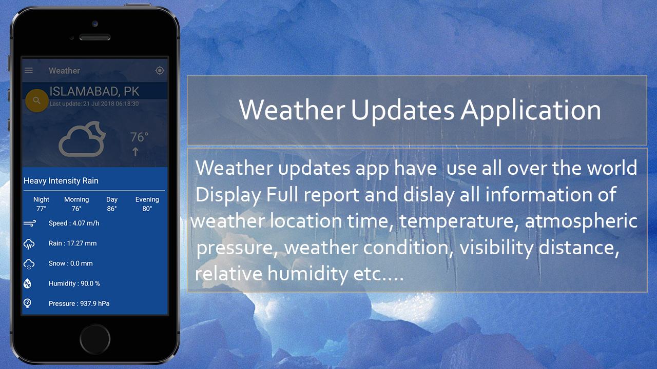Daily live Weather forecast