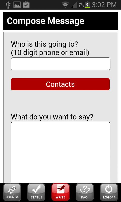NoTrace.IM Messaging Service
