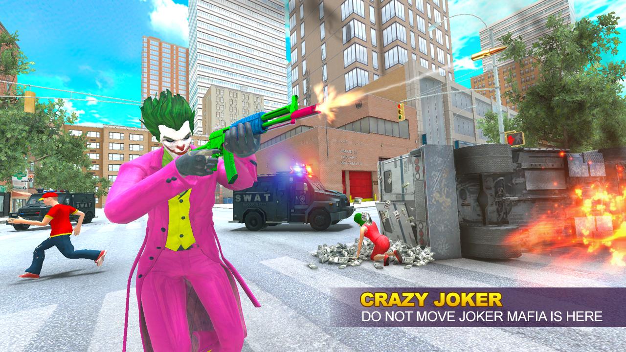 Grand Clown Crime City War: Gangster Crime Games
