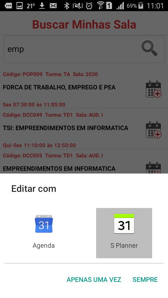 Minhasala - ICEx UFMG