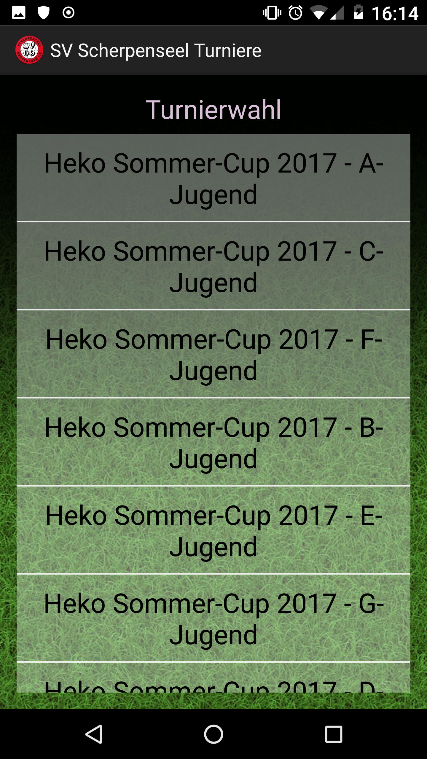 SV Scherpenseel Turniere