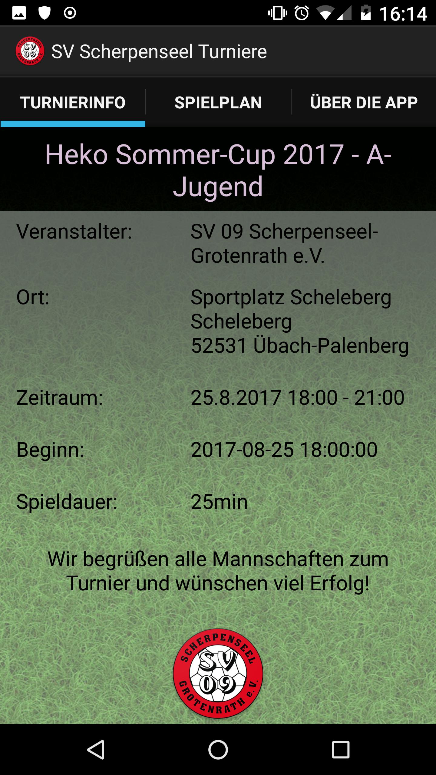 SV Scherpenseel Turniere