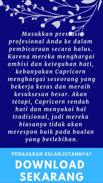 Cara Menaklukkan Hati Wanita Capricorn