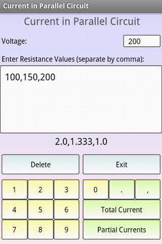 Electric Circuit Calculator