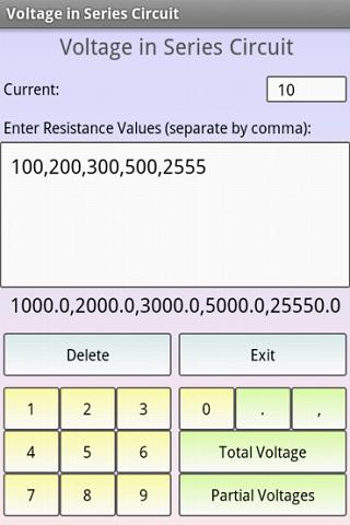 Electric Circuit Calculator