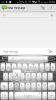 Keyboard Theme Frame W Silver