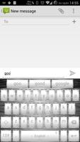 Keyboard Theme Frame W Silver