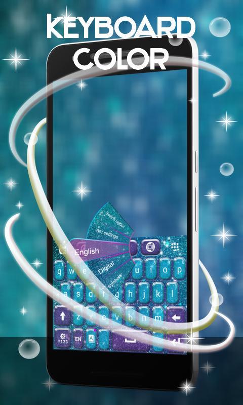 Keyboard Color Glitter Theme