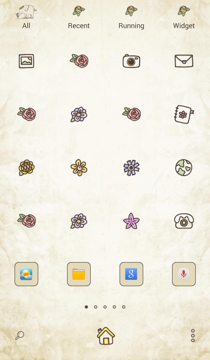 coco(flower crown) dodol theme