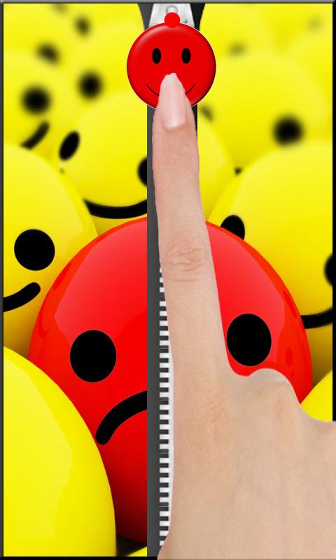 Smiley Zipper Lock