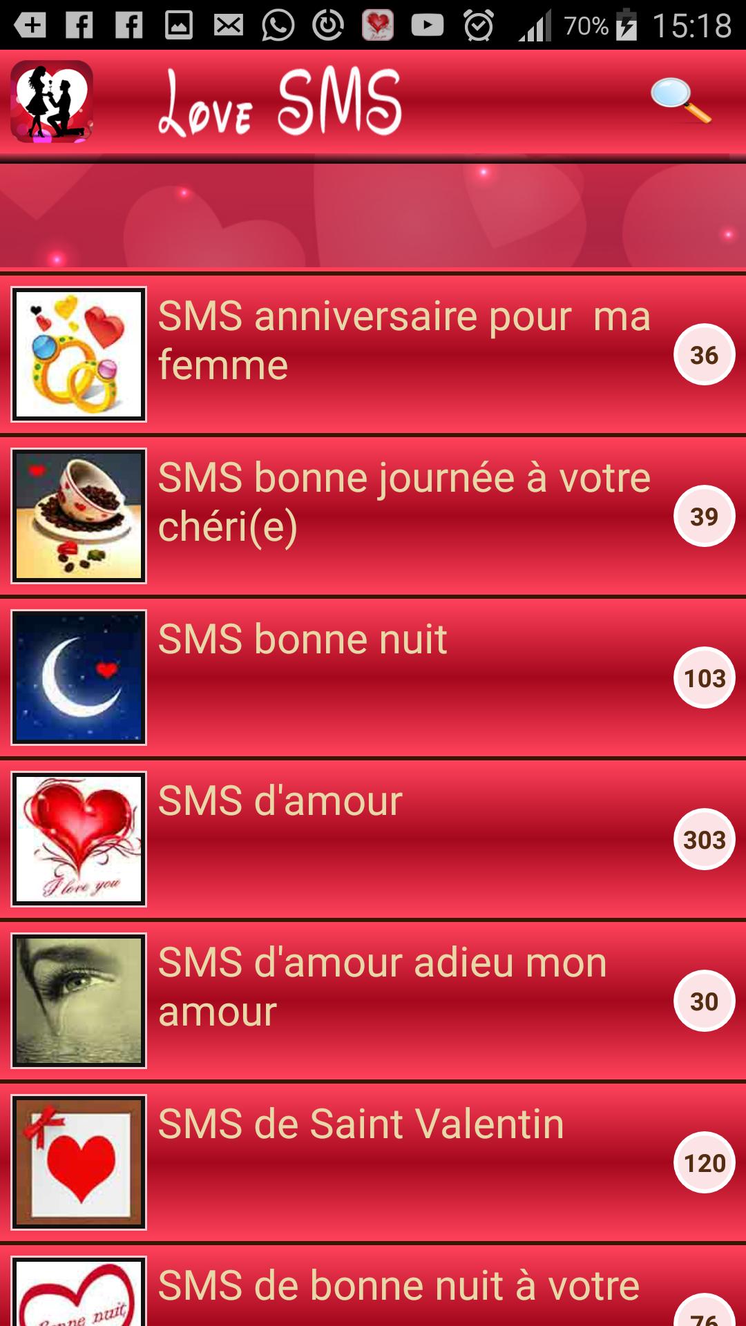 les meilleurs messages d'amour SMS Romantique 2018