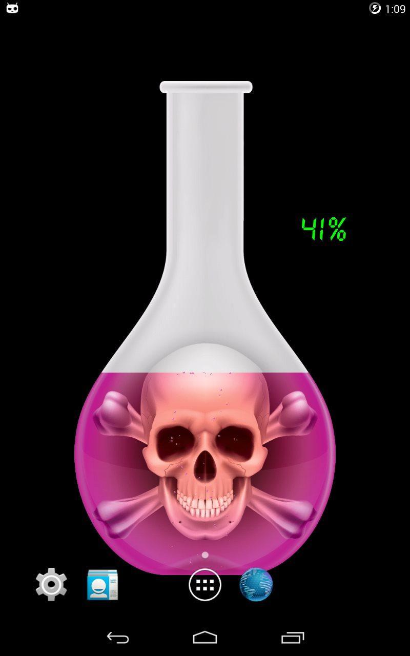 Vial with poison - battery