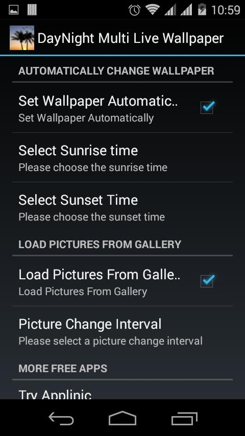 DayNight Multi Live Wallpaper