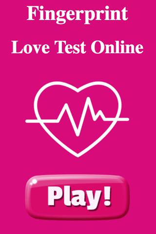 Fingerprint Love Test Online The Love Scanner Apps