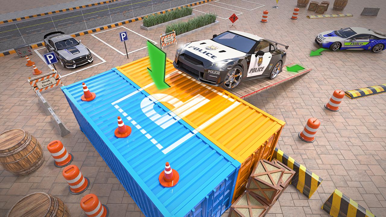 Police Car Parking Car Games