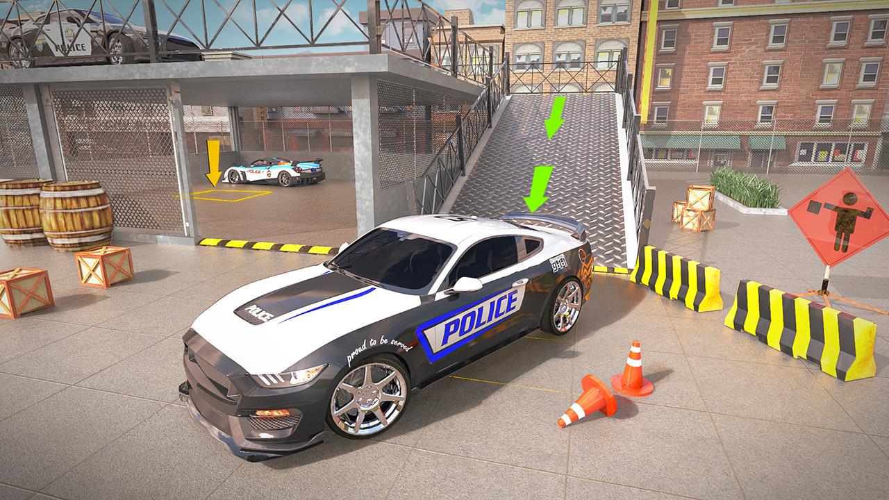 Police Car Parking Car Games