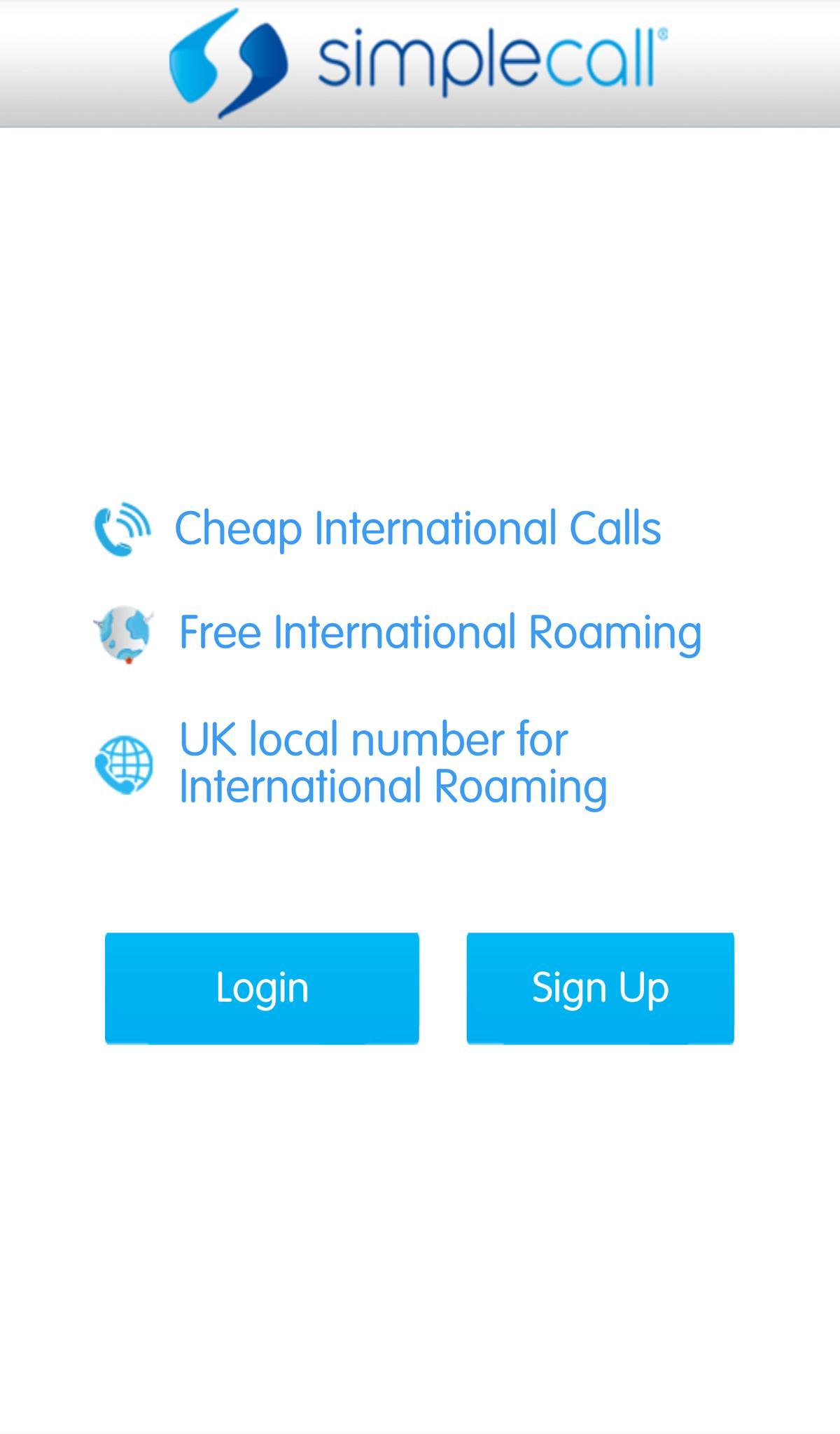 simplecall - Low cost call