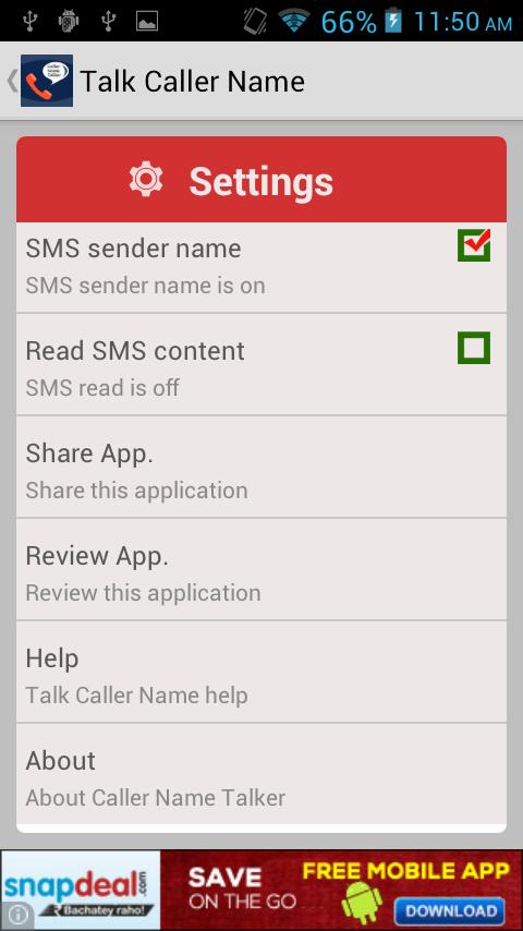 Spoken Caller Name Free