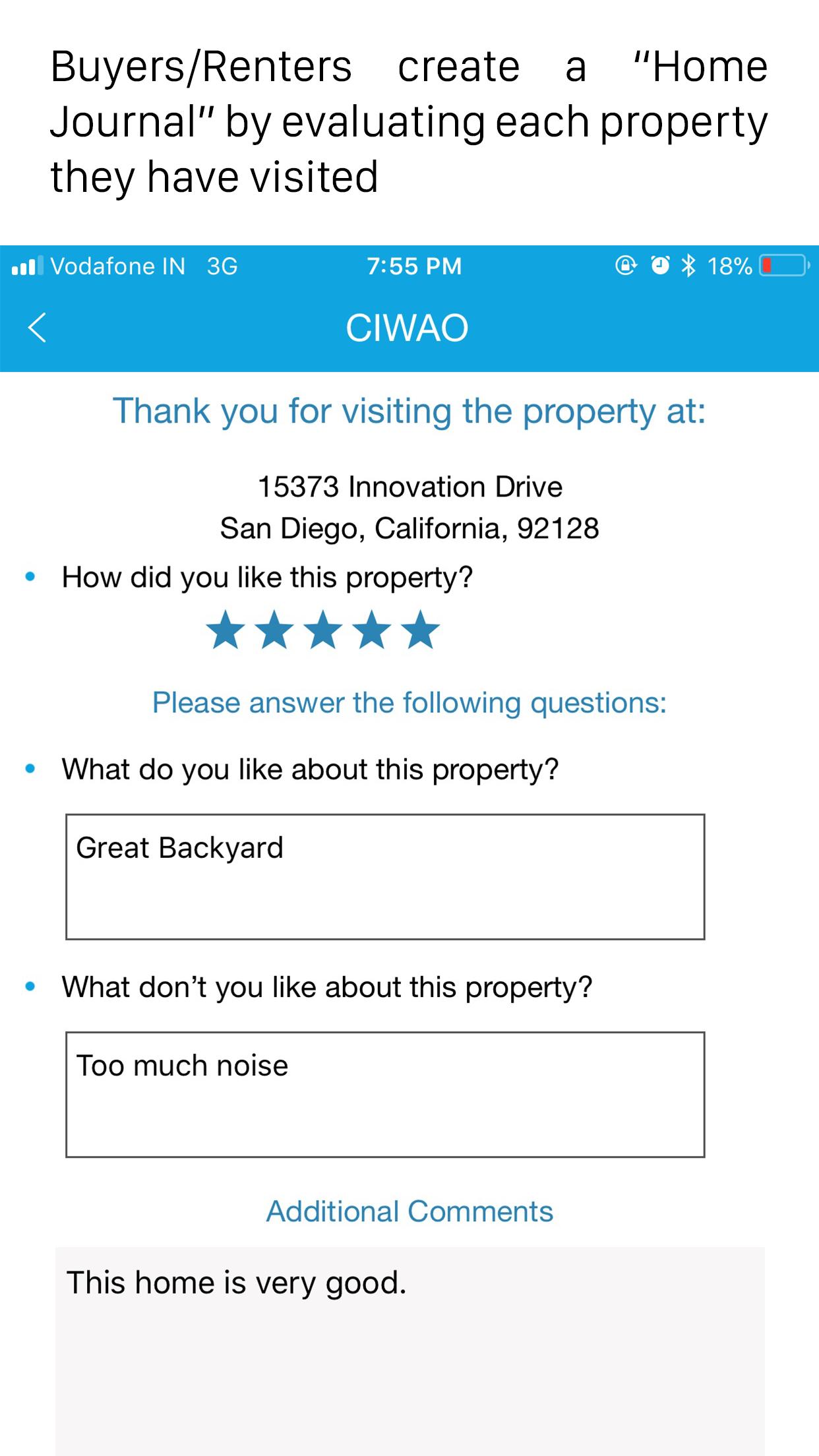 CIWAO, The app for Real Estate Agents