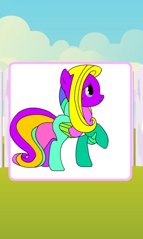 Coloring Games-Pony Coloring