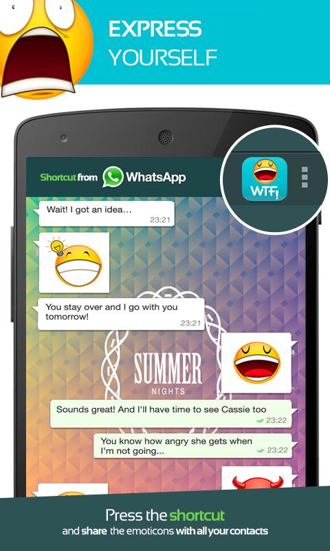 WTF! Free Emoticons HD